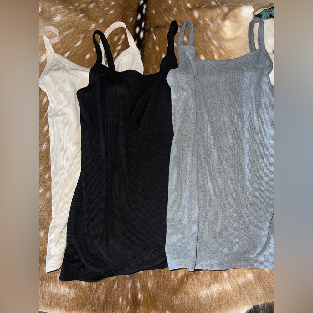 Ribbed tank tops
